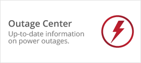 Link to our Outage Center, for information on current outages