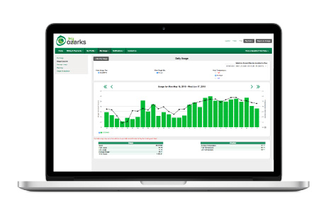 Detailed energy usage information Detailed energy usage information